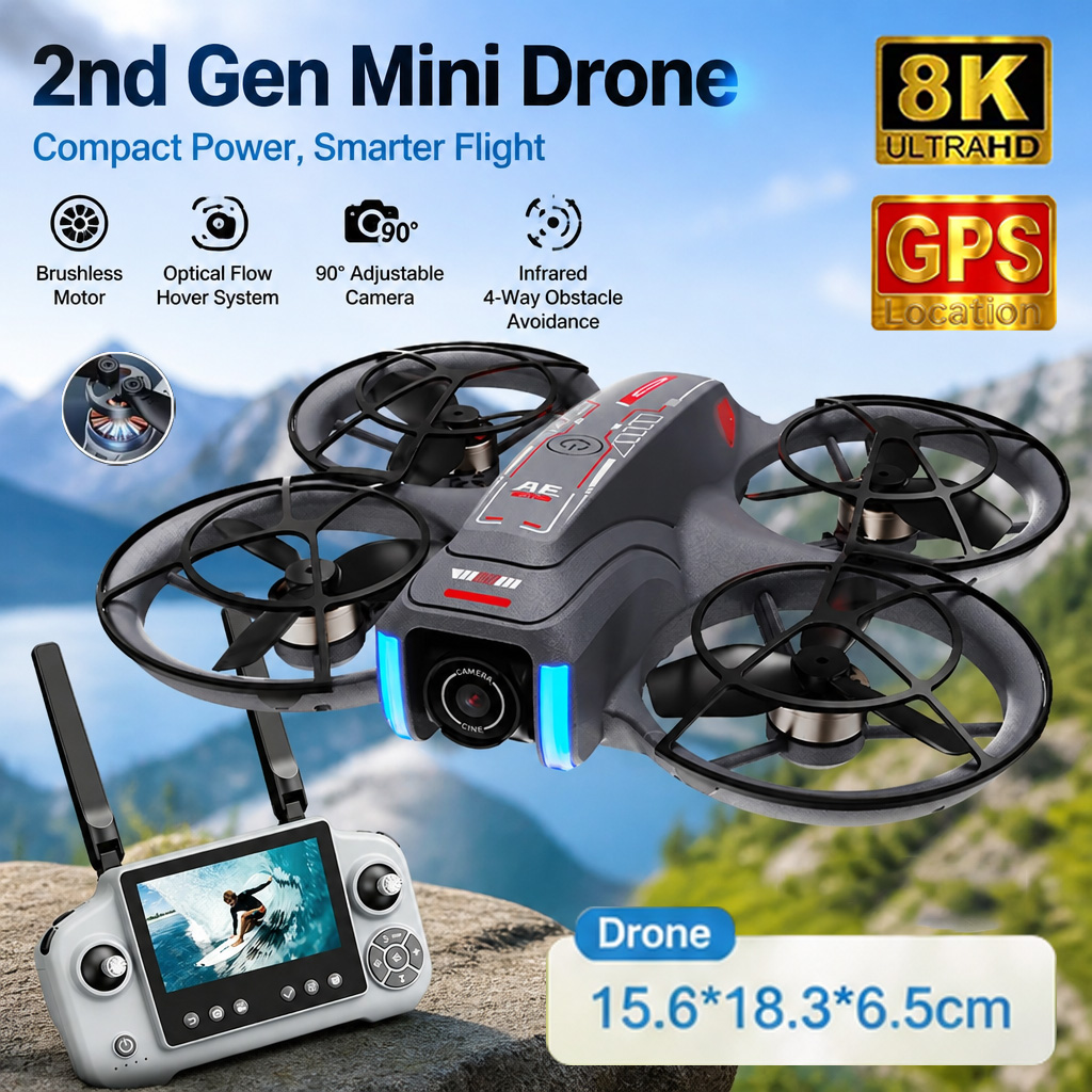 AE21 미니 드론 장난감 8K HD 듀얼 카메라 Wi - Drone Kit With Camera 리뷰 및 가격